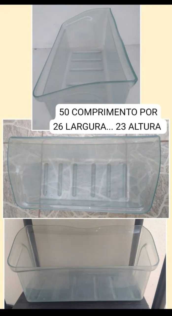 2 GAVETAS GELADEIRA 