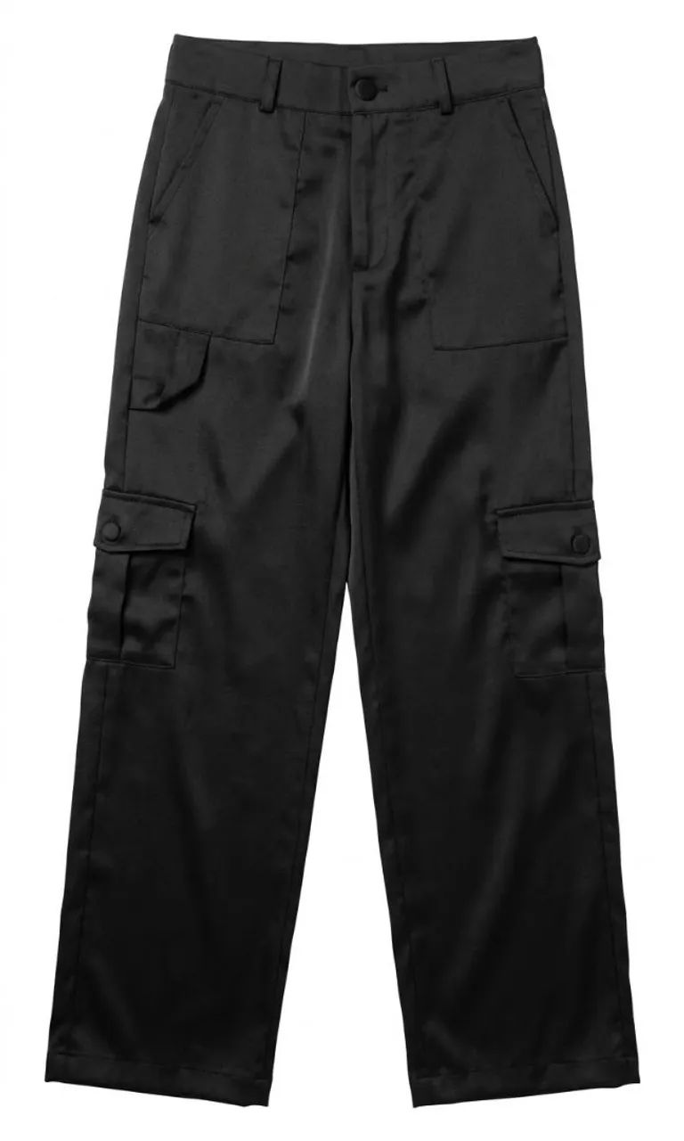 CALÇA FEMININA CARGO COM BOTÃO E BOLSO   - Foto 2