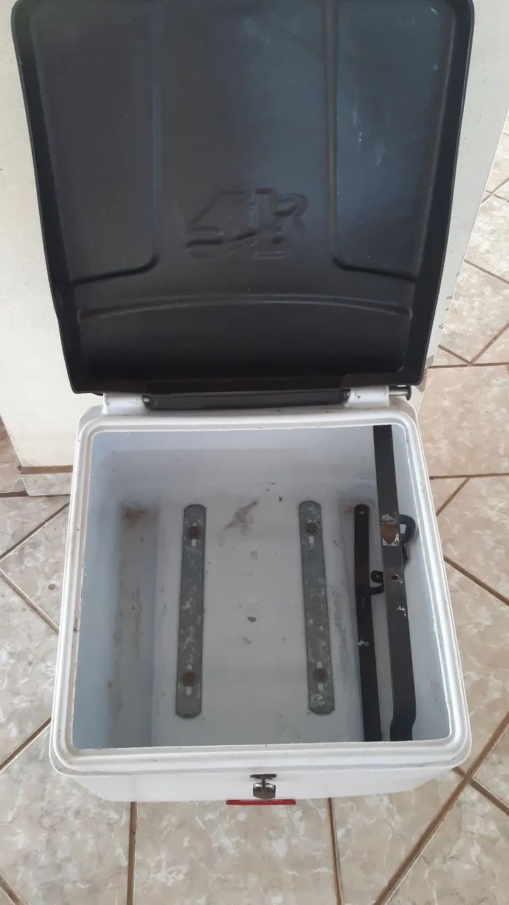 Baú Moto Resiplastic 90L - Foto 4