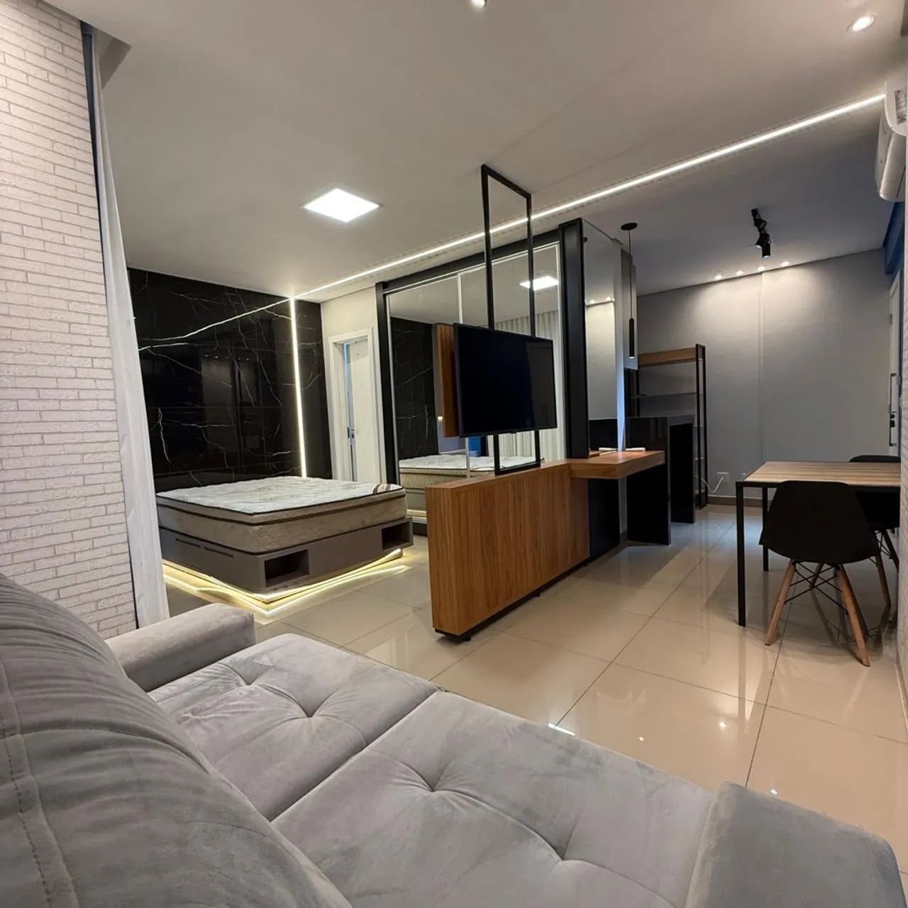 Vende-se apt 100% mobiliado !!! - Foto 2