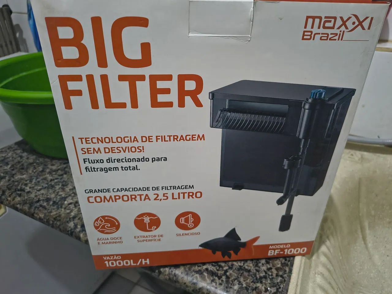 Filtro Aquário Maxx Big Filter 1000 litros horas novo  - Foto 2
