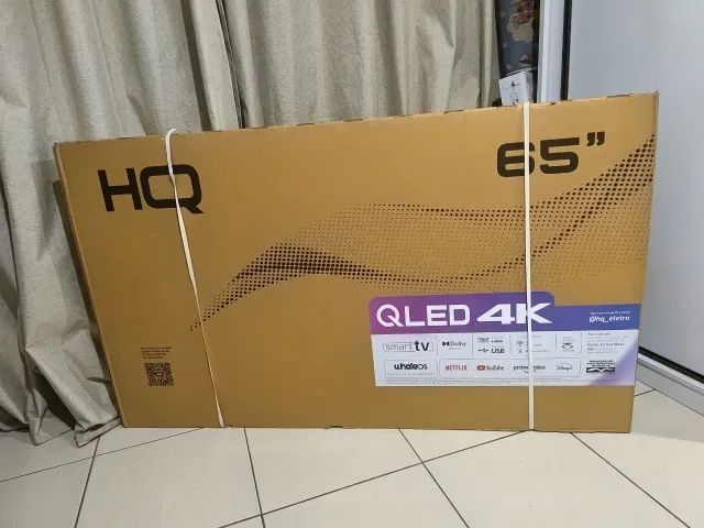 [NOVA/LACRADA] Smart TV HQ QLED 65 Polegadas 4K