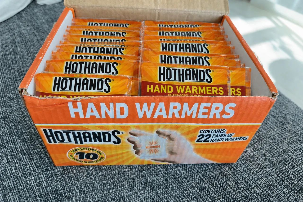 Aquecedor de mão (Hothands/ Hand warmers)