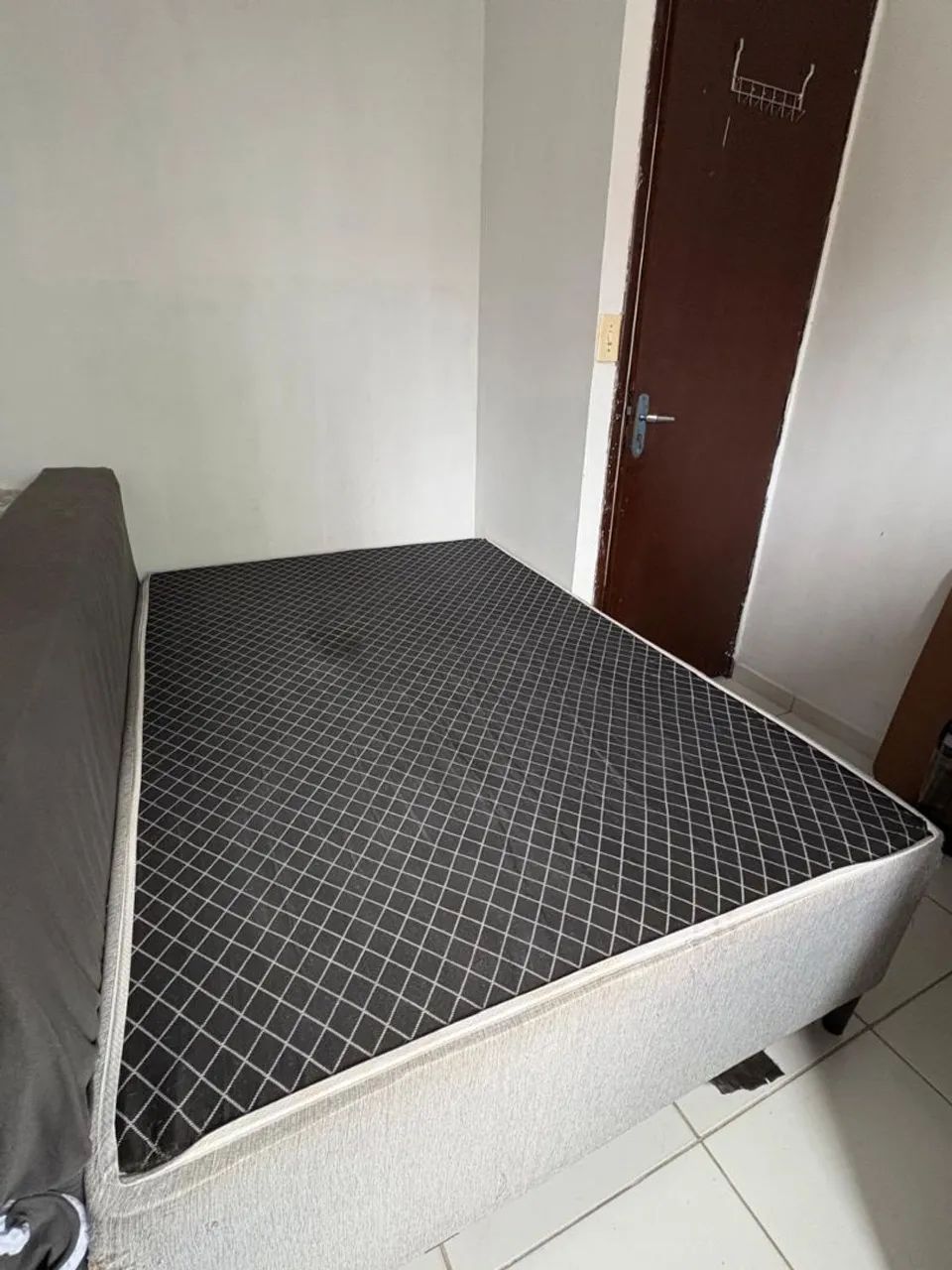Cama box casal conjugada