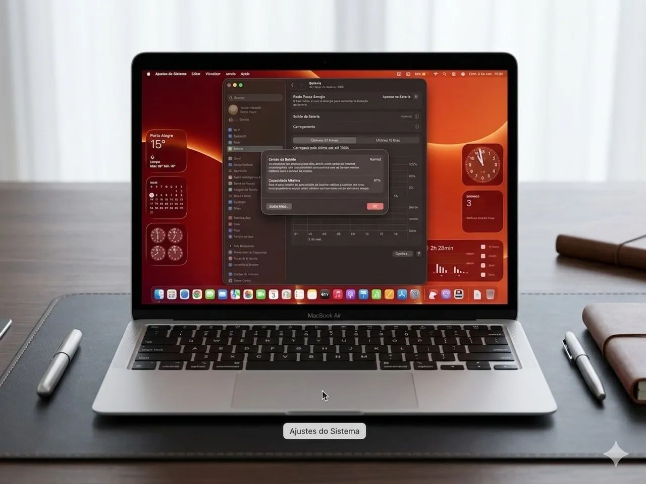 MacBook Air M1 Space Gray - Impecável, Bateria 97% (Na Caixa