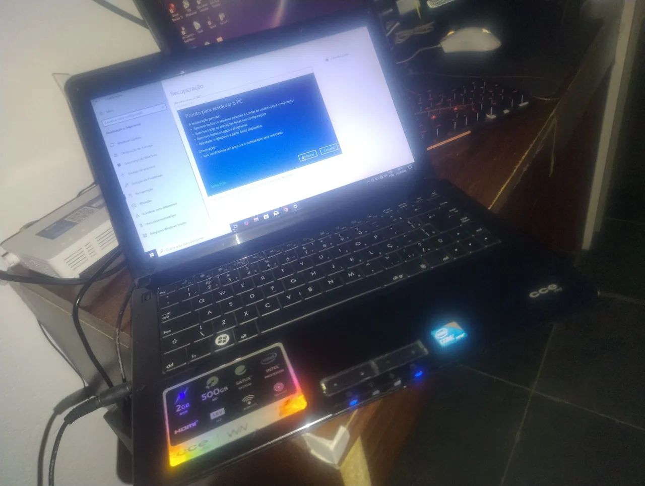 Notebook CCE Win (R$370 SE VIER BUSCAR) - Foto 2