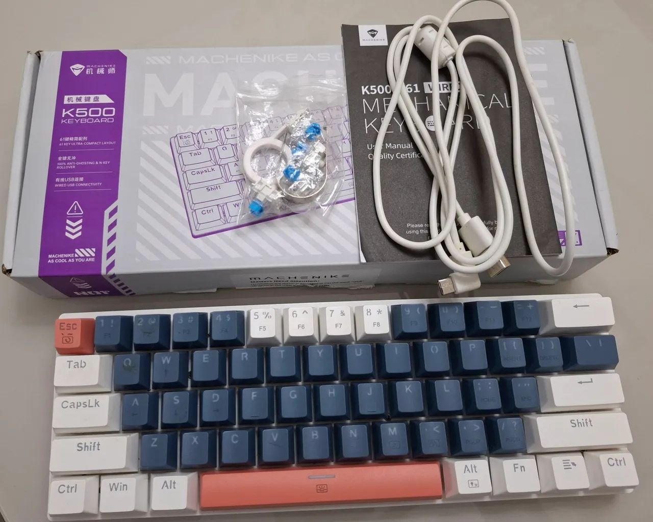 Teclado Mecânico Machenike K500 B61