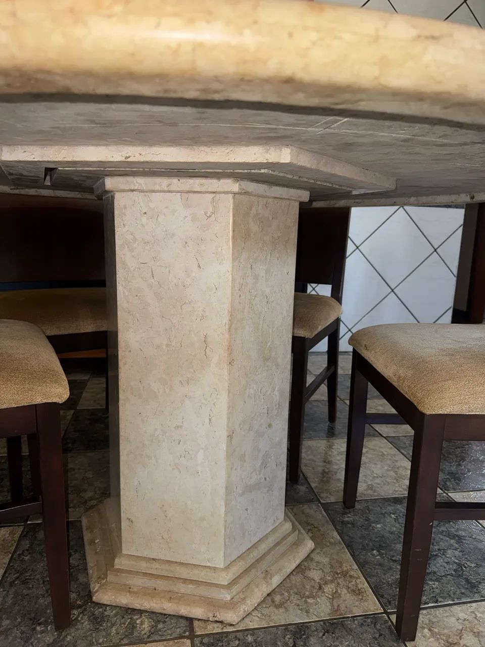 Mesa mármore maciço - Foto 5