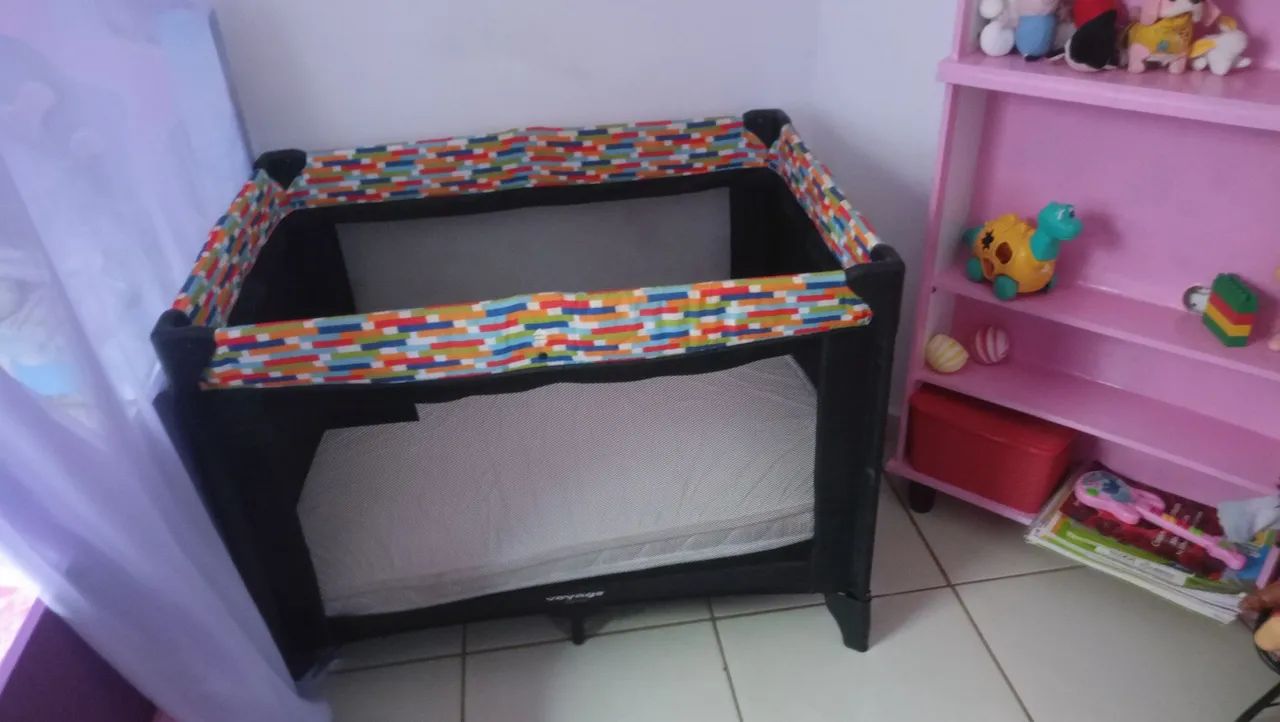 Berço portátil+ colchão 