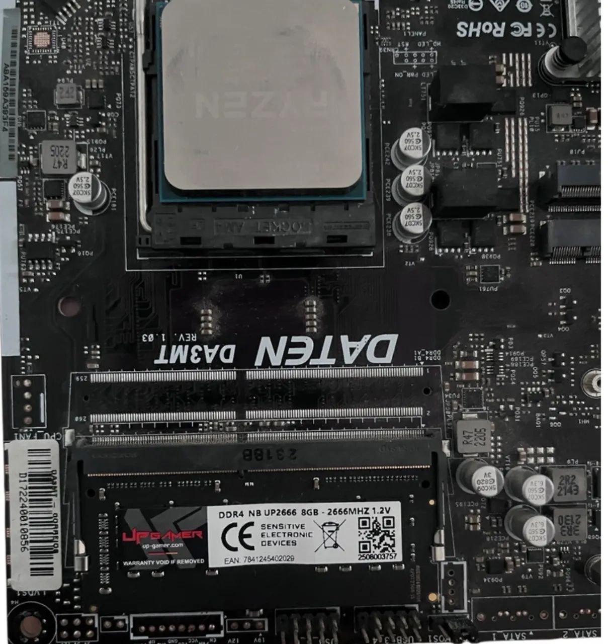 KIT Thin ITX - DATEN DA3MT - Ryzen 3 3200G - 8GB RAM DDR4 - Foto 3