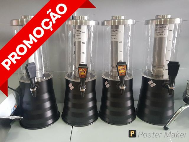 Promoção kit com 4 Choppeiras - Novo com garantia