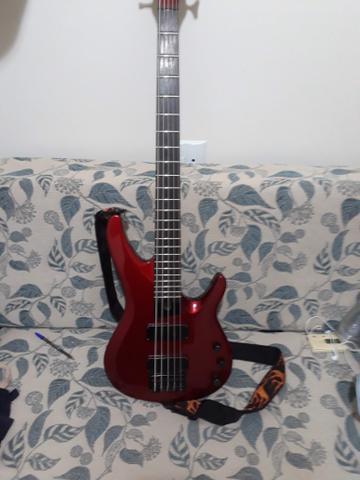 Baixo Washburn BB15MR Vermelho Metálico com 5 Cordas e 24 Trastes - Foto 3