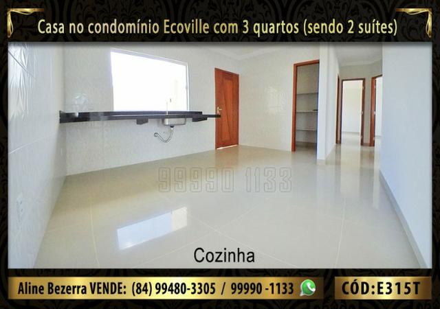 Oportunidade, casa no Ecoville com 3 quartos sendo 2 suítes, aceita financiamento - Foto 4