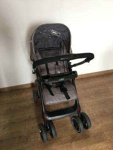 Vendo Carrinho de Bebê Zap Melange Grafite - Kiddo Reclinável