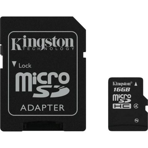 Cartão De Memória Kingston Micro Sdhc 16gb class 4 - Foto 2