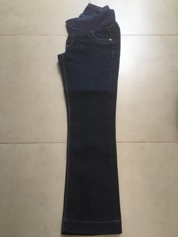 Calça jeans gestante