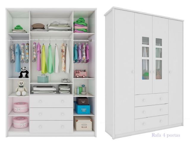 Frete Grátis* Quarto Infantil Armário, Cômoda e Cama Bibox - Rafa *NOVO - Foto 5