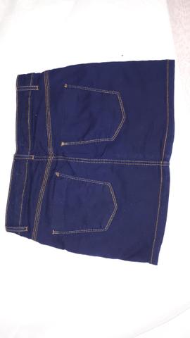 Saia Jeans escuro - Foto 3