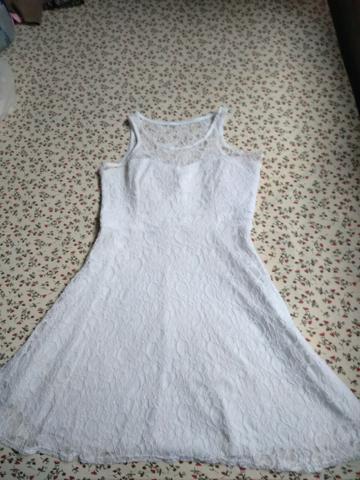Vestido renda branco