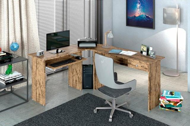 Mesa para escritorio master em L zapp * * - Foto 2