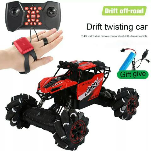 Carro de controle remoto e gestos