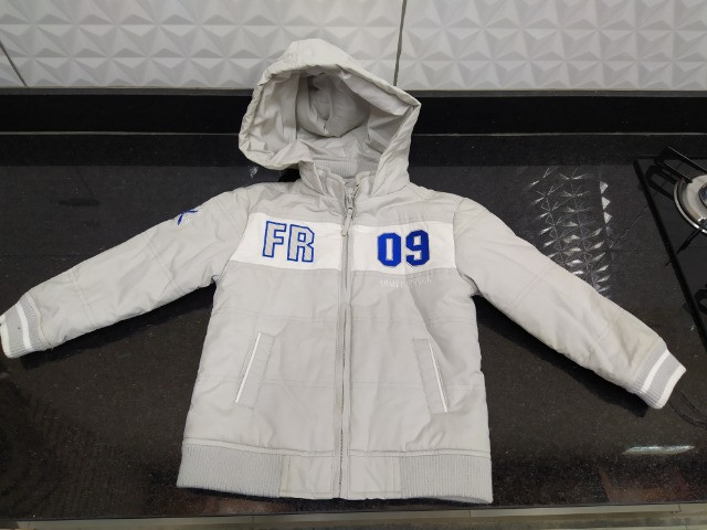 jaqueta infantil tamanho 4