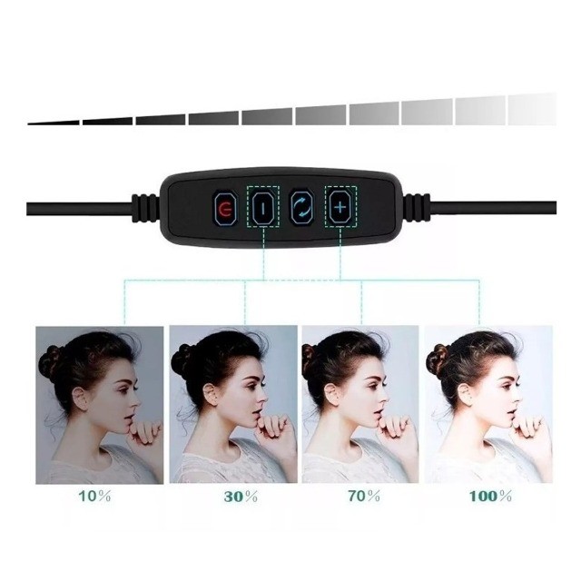 Kit Ring Light 26cm 10 Polegadas Com Tripe - Foto 3