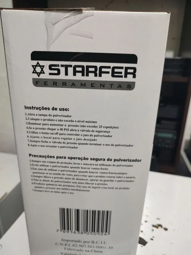 Pulverizador 5 litros manual STARFER - Foto 2