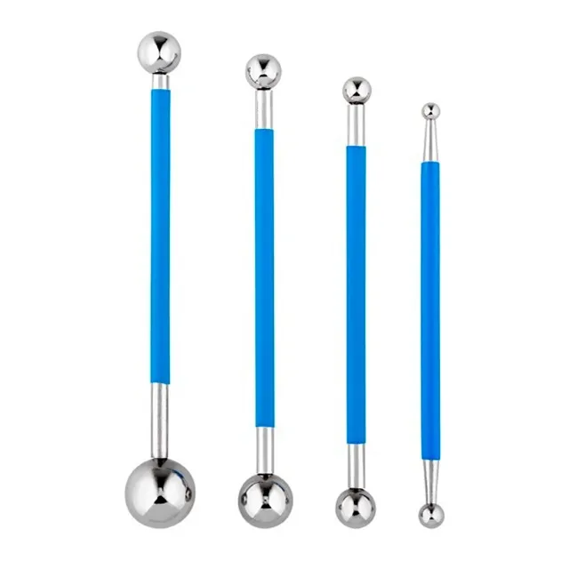 Conjunto 4 Espátulas Esféricas de Acabamento para Rejunte Infinity Hard