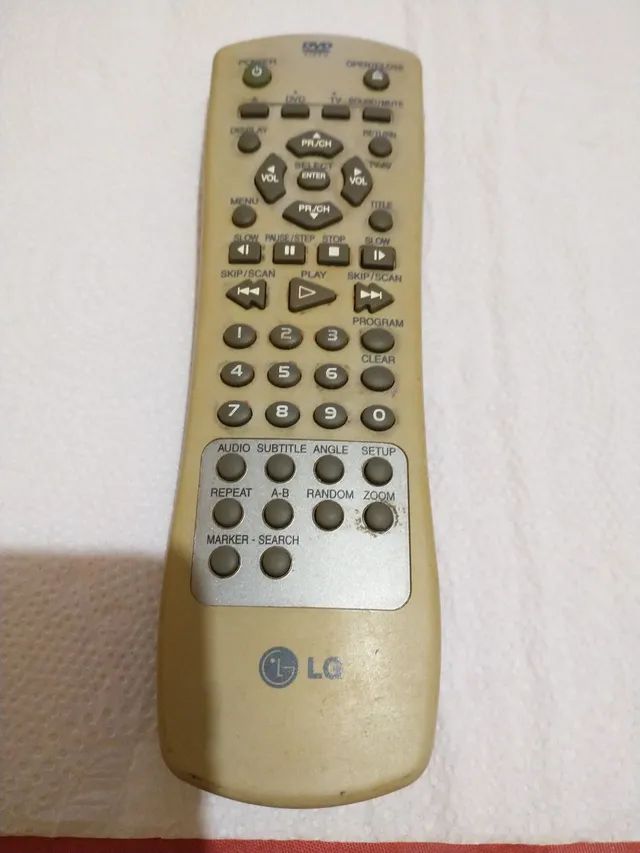 Controle remoto LG para DVD