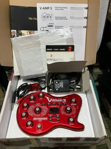 PEDALEIRA BEHRINGER V AMP 3 VERMELHO USADO