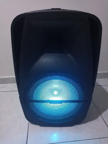 MINI PAREDÃO DE SOM A VENDA COM 2 GRAVES E COM LEDS