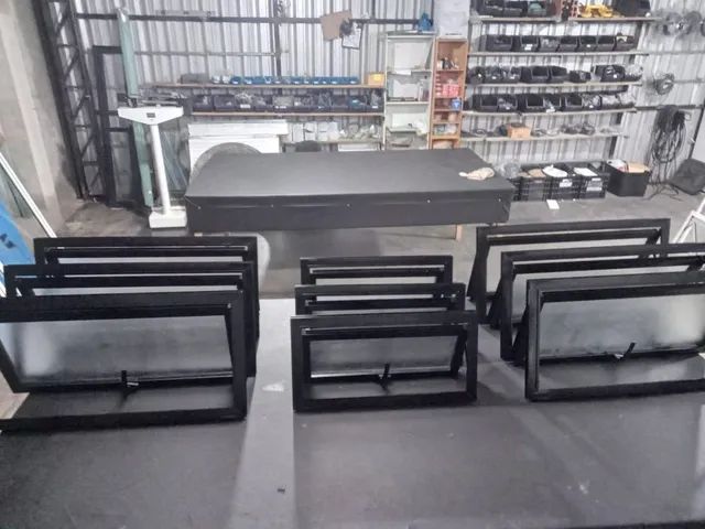 Janela de banheiro maxim ar, esquadria alumínio linha suprema, sob medida  - Foto 4