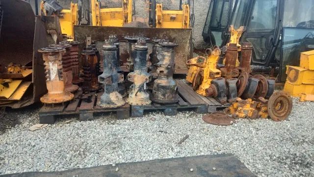 Canela do eixo traseiro (Carcaça do eixo traseiro) JCB 3C p/n 458/10978  - Foto 2