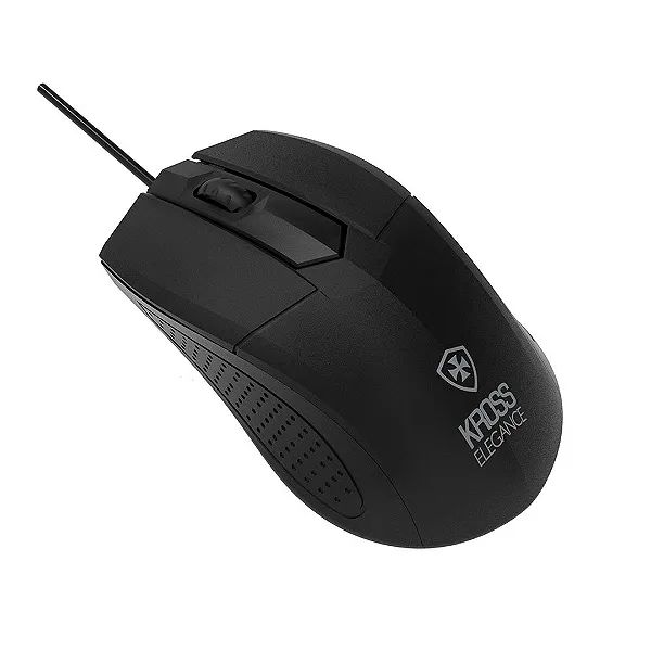 Mouse Óptico Com Fio USB 1.000 DPI, Cor Preto - Kross  em São Luís ma - Foto 3