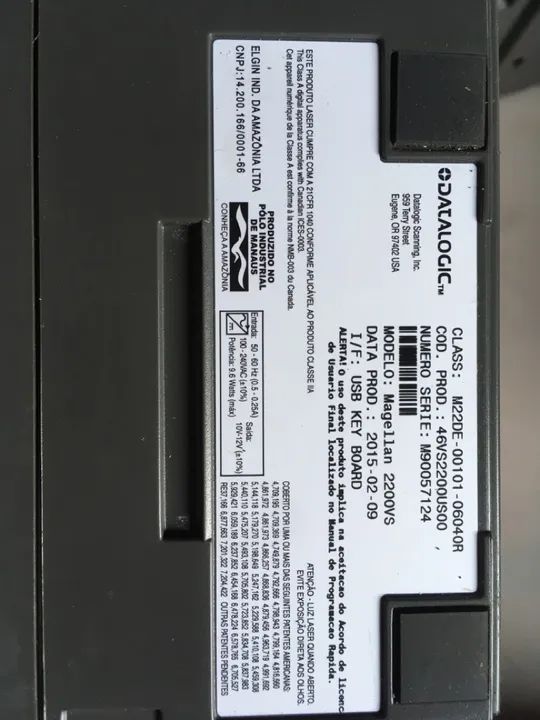 Leitor de código de barras Elgin datalogic mod 2200vs - Foto 4