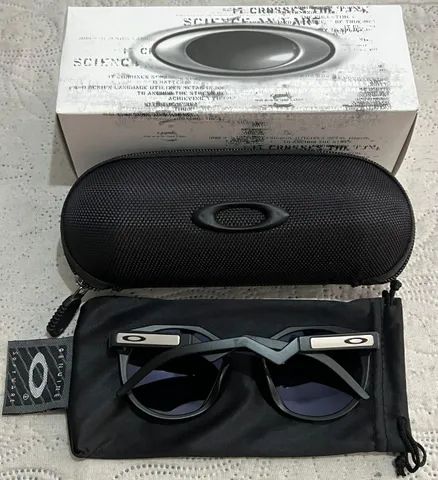 Óculos de Sol Oakley Hstn Matte Black/Lente Blue Iridium - Foto 4