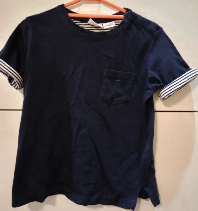 Camiseta Zara azul 2-3 anos