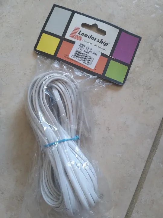 Cabo Telefone Liso 10 Metros