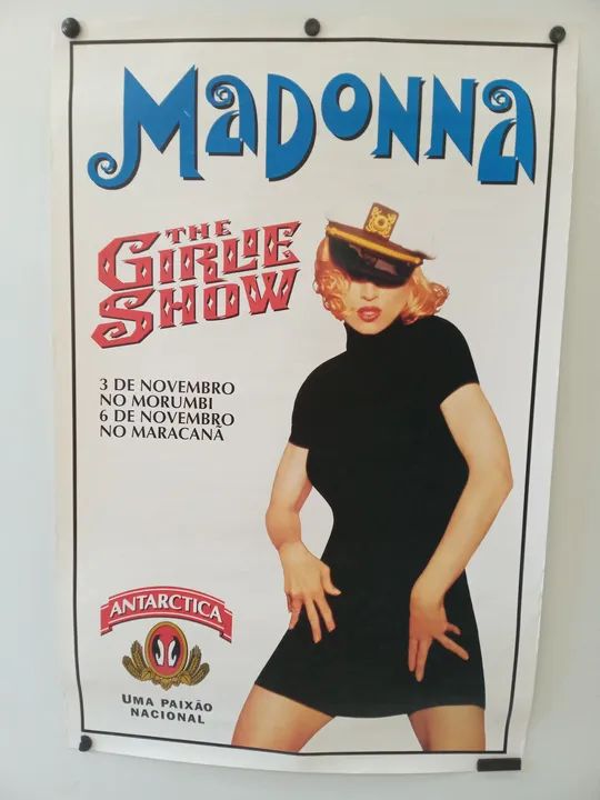 Cartaz / Poster ORIGINAL da Turnê The Girlie Show World Tour da
