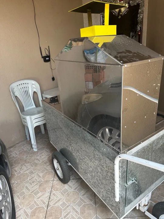 Carrinho de lanches em aço inox - Foto 3