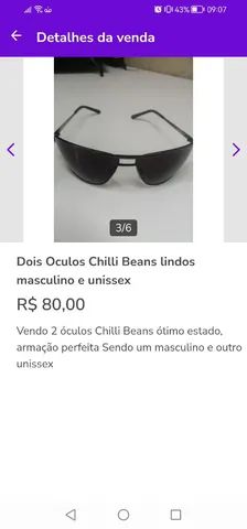 Dois óculos chillis beans  - Foto 3