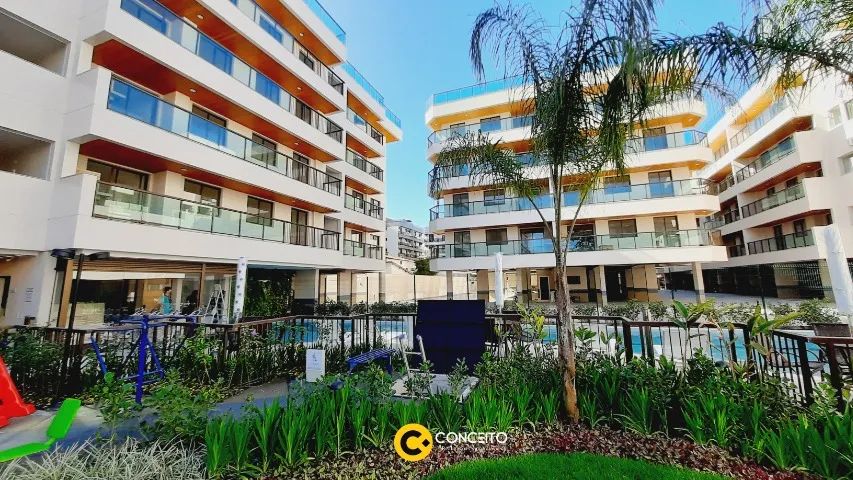 Condomínio Ocean Garden - Apartamentos 2 ou 3 quartos perto da Praia do Forte - Cabo Frio