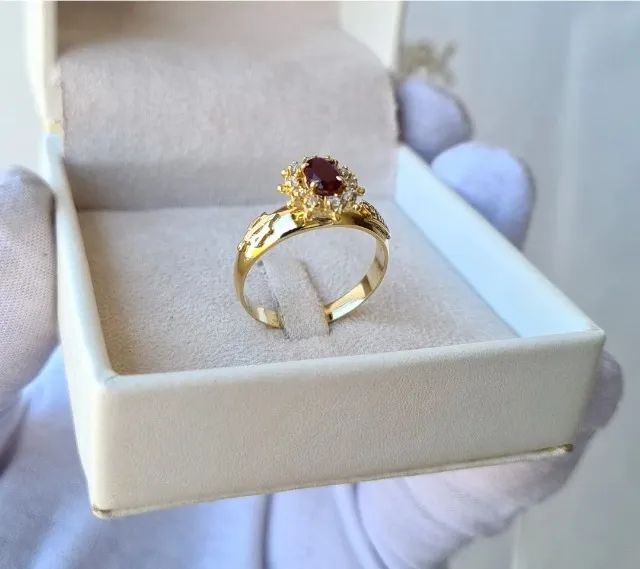 Anel de Formatura para Direito em Ouro 18k - Foto 4