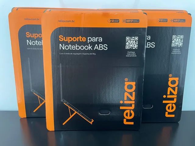 Suporte para Notebook ABS, ergonômico.