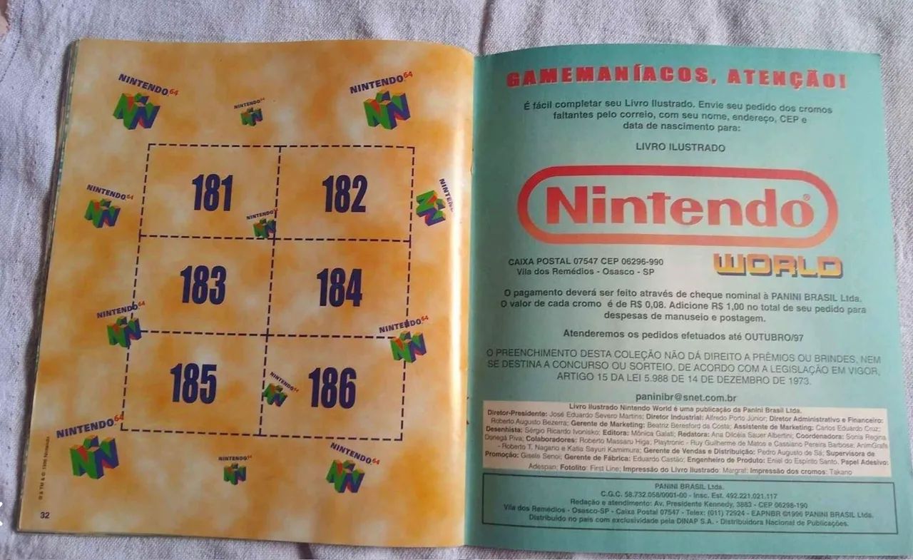 Álbum Nintendo World de 1996 - Foto 4