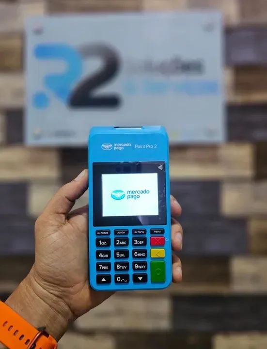 Máquina de Cartão Point Pró 2 NFC - Ideal para Recarga de Celular e Pagamentos 3G
