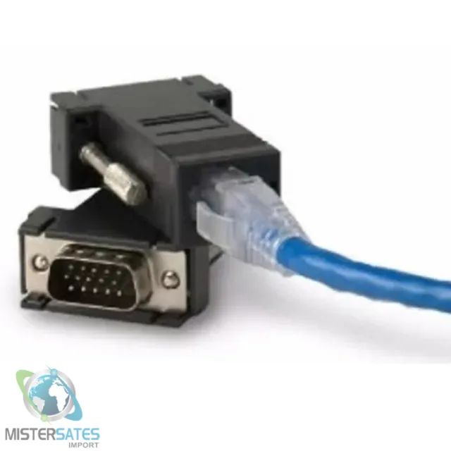 2 Adaptadores Extensor Vga Video Via Cabo Rede Rj45 - COD 473 - Foto 2