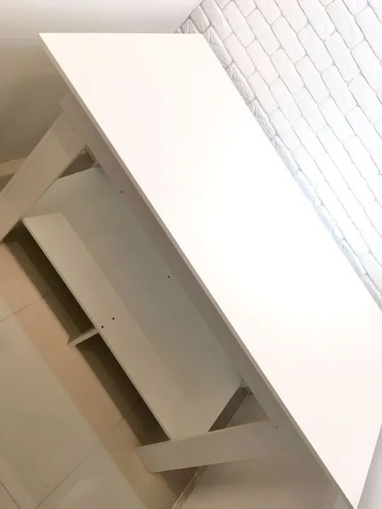 NOVA- Mesa 100% MDF 15mm Branco - Foto 3