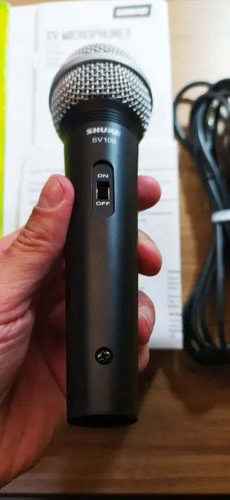 Microfone de Mão SHURE SV100 - Foto 3